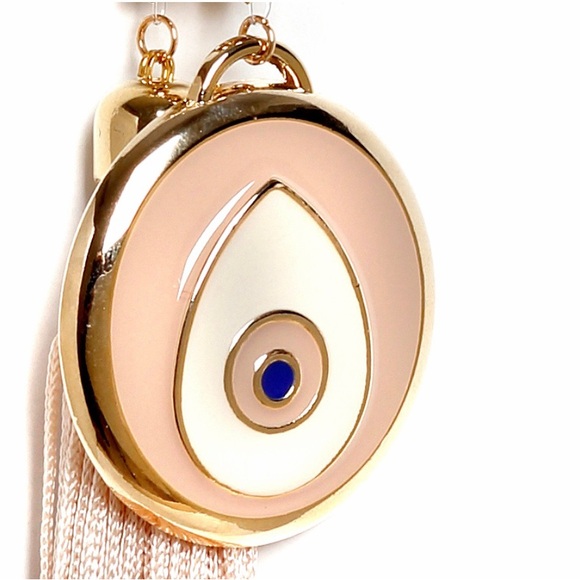 NWT Evil Eye Gold Beige Gouri Hanging Pendant - Picture 2 of 7